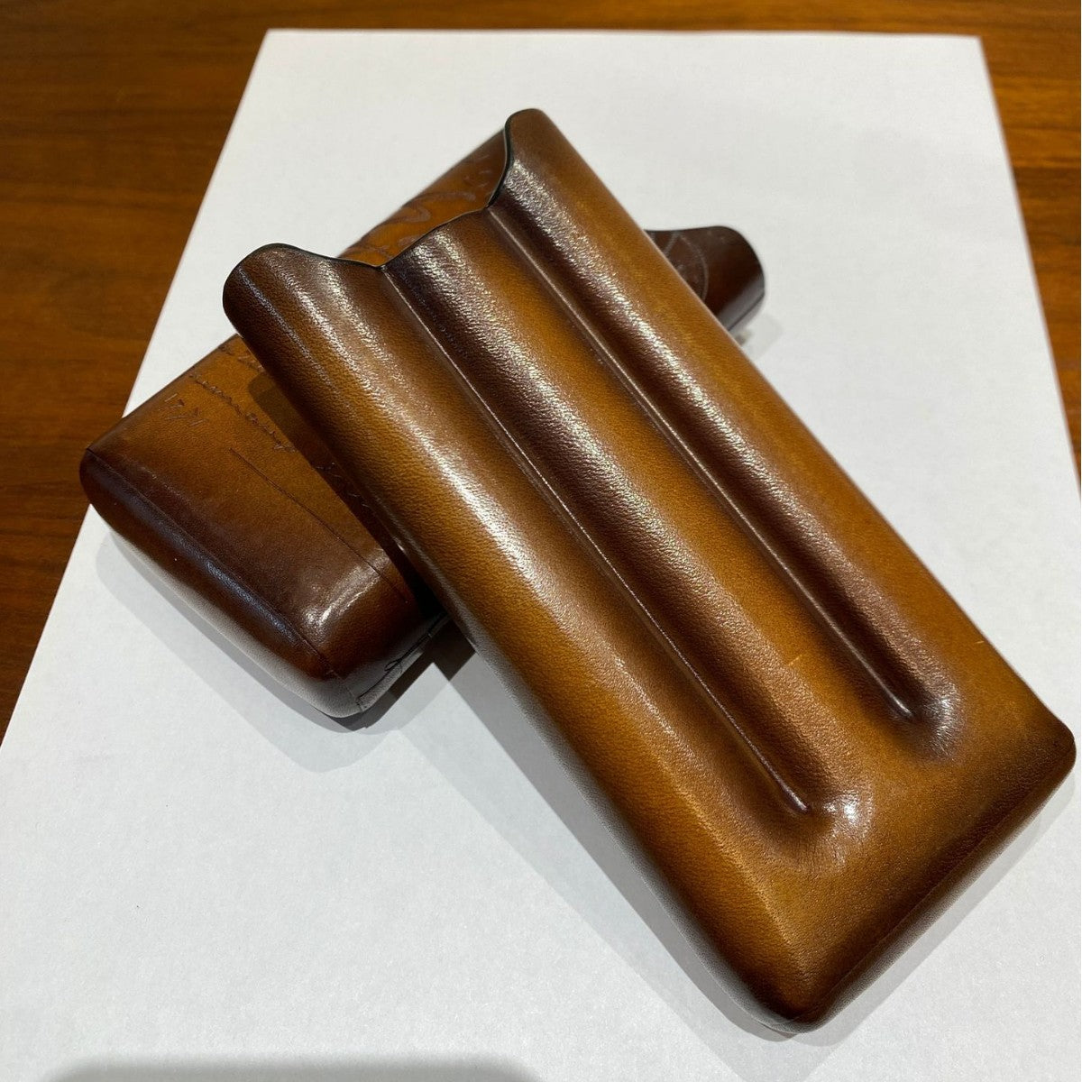 Calfskin Cigar Travel Case Set