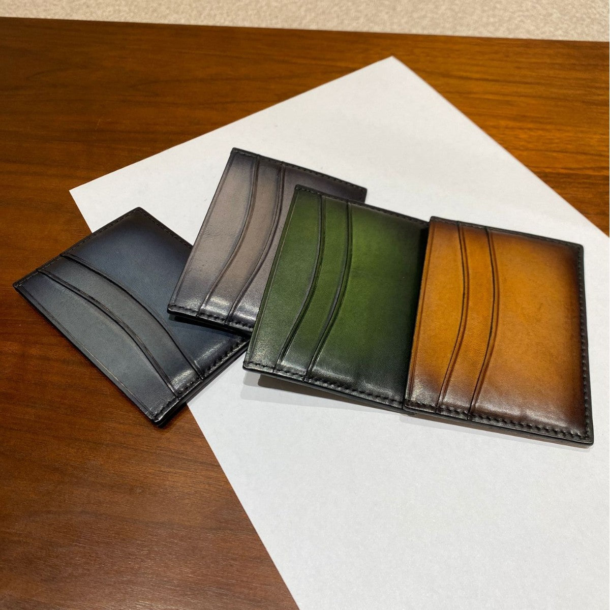 Vintage Leather Card Sleeve