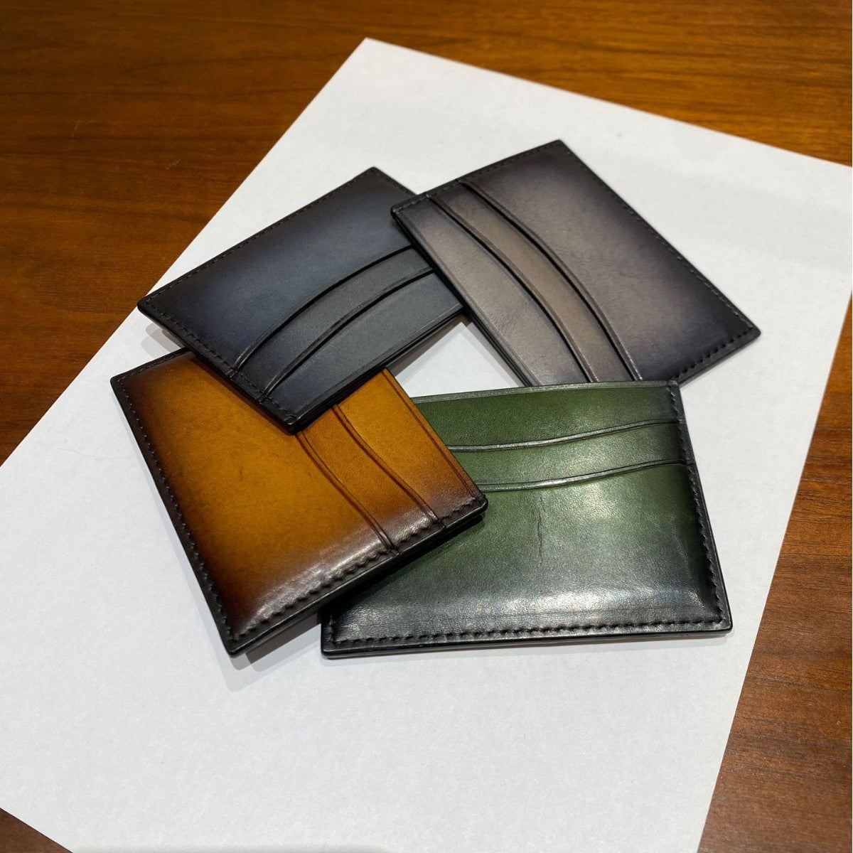 Vintage Leather Card Sleeve