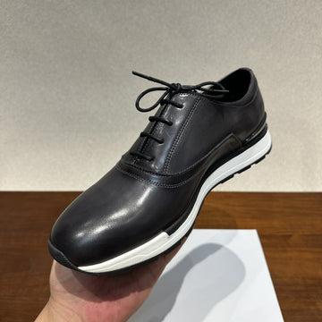 Retro Patina Men's Business Casual Shoes – Italian Calfskin