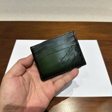 7-Card Patina Leather Wallet