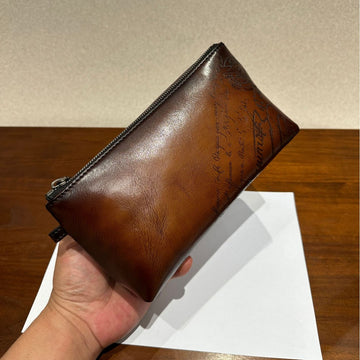 Retro Genuine Leather Men's Clutch & Wrist Bag – Wholesale