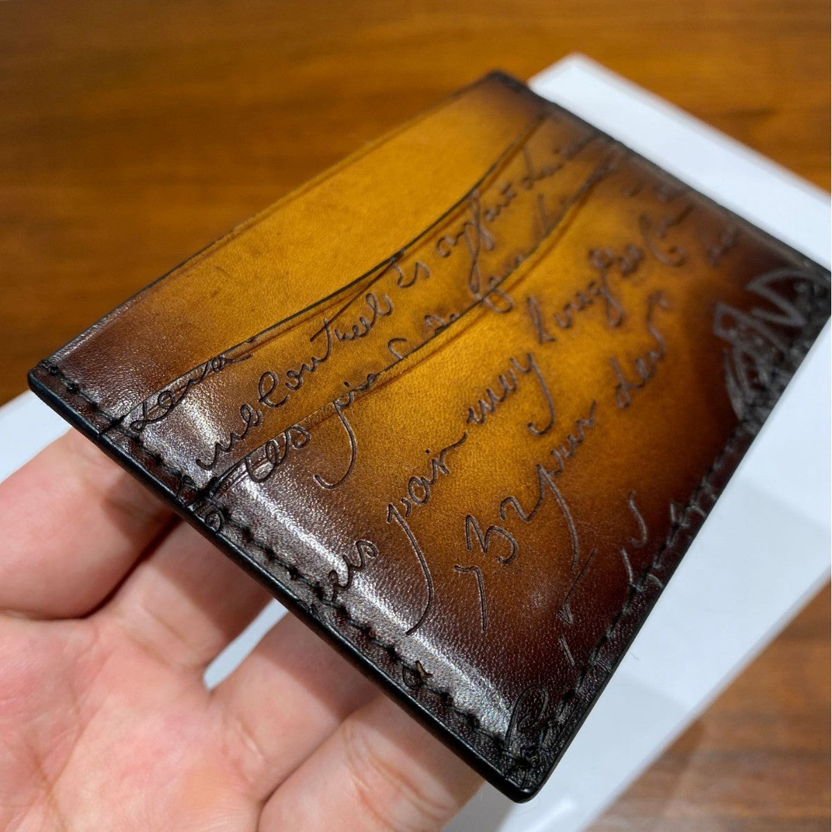 Handcrafted Vintage Card Holder