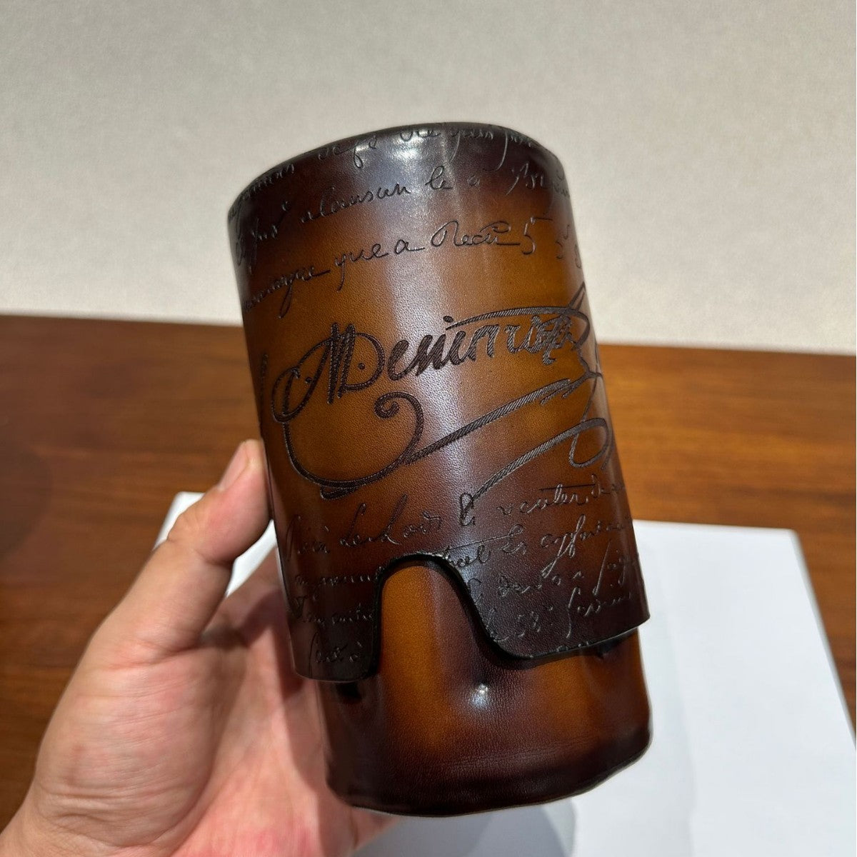 Vintage Leather Cigar Holder