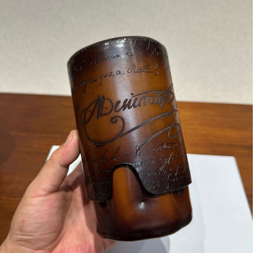 Vintage Leather Cigar Holder