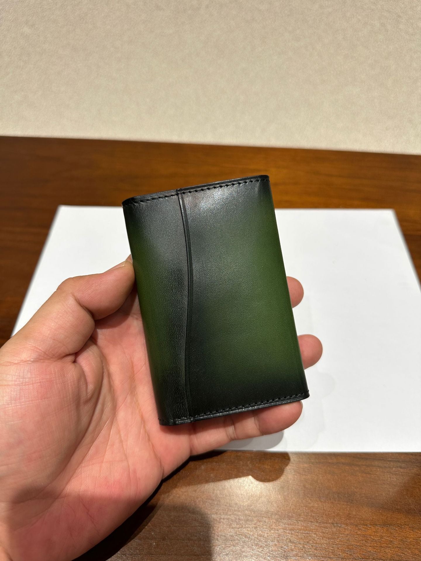Retro Leather Card Holder