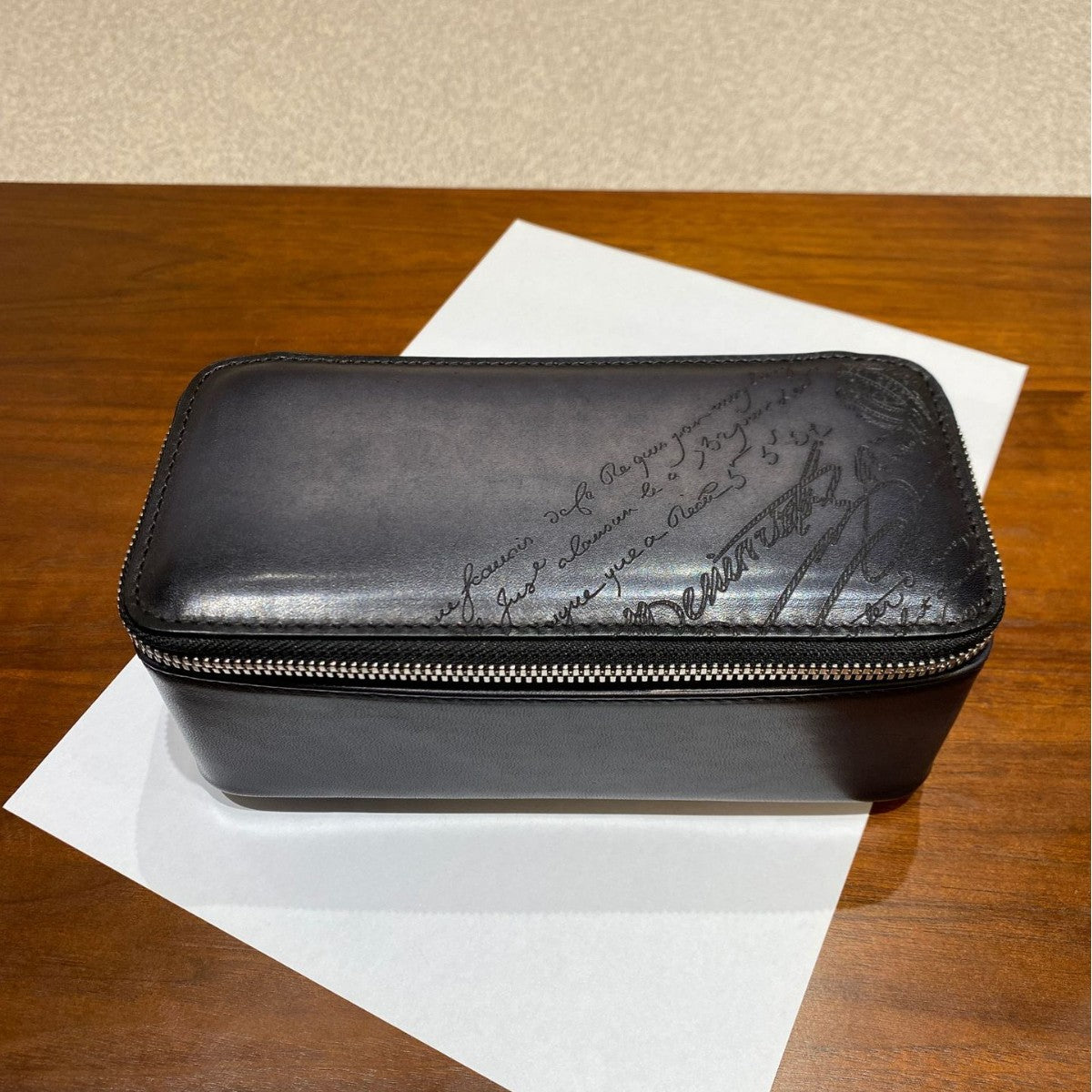 Retro Handmade Calfskin Leather Watch Box Set