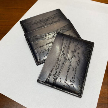 Vintage Handmade Leather Card Holder – Vegetable-Tanned Cowhide