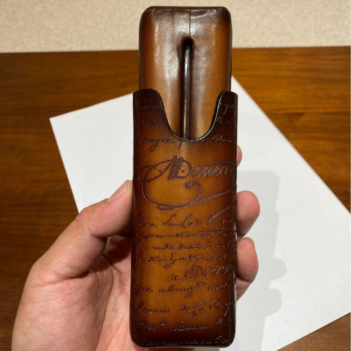 Vintage Leather Cigar Case