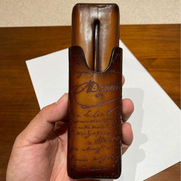 Vintage Leather Cigar Case