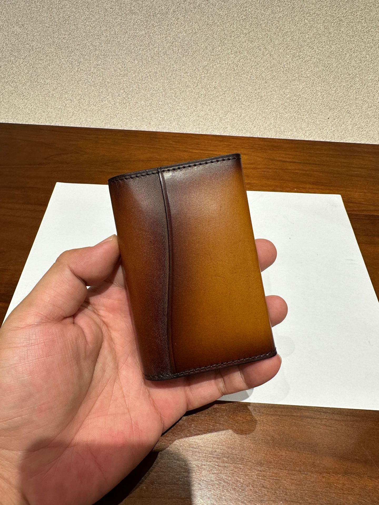 Retro Leather Card Holder