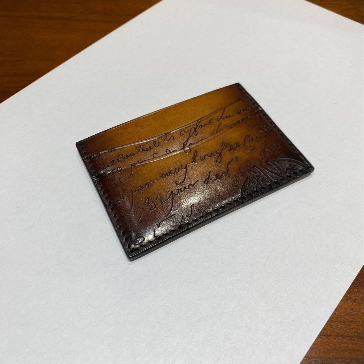 Handcrafted Vintage Card Holder