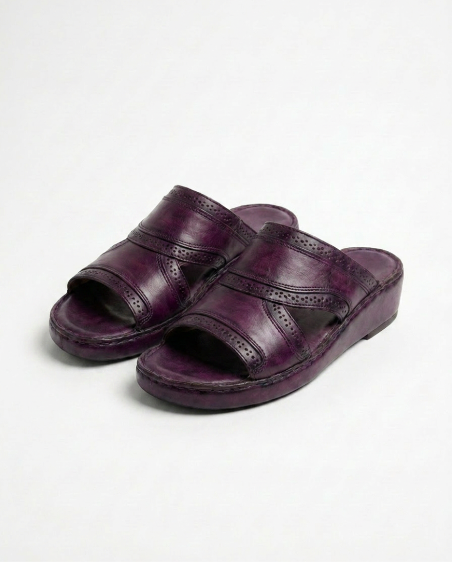 Purple Arabic Sandals