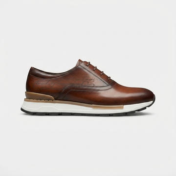 Retro Patina Men's Business Casual Shoes – Italian Calfskin