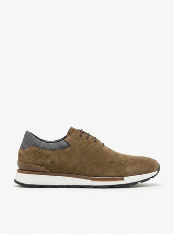 Retro Business Casual Leather Shoes – Top-Grain Cowhide.
