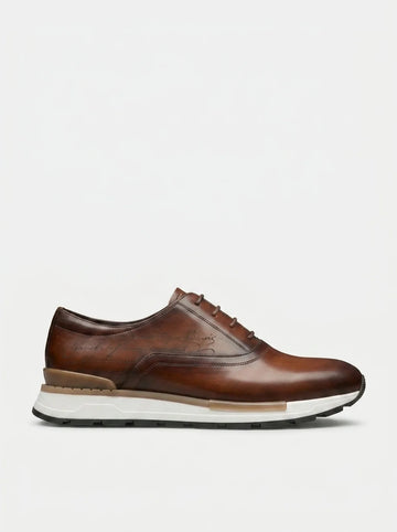 Retro Patina Men's Business Casual Shoes – Italian Calfskin